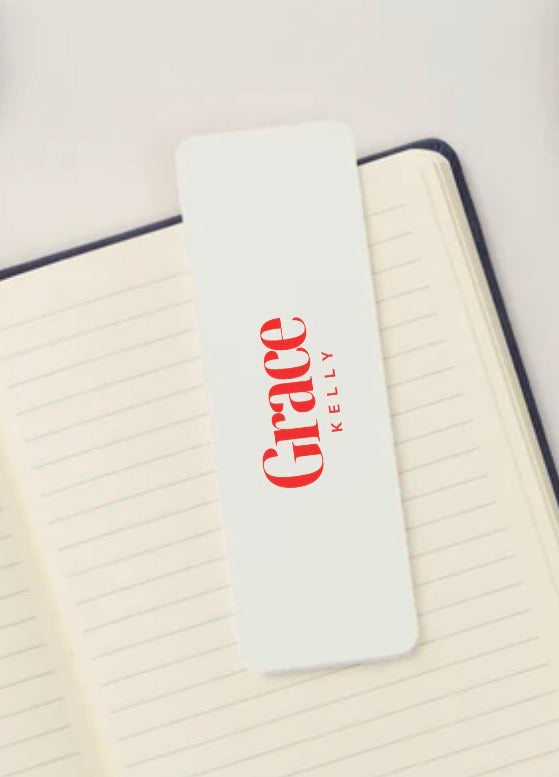 Minimalist Personalized Bookmarks (6 Colors)