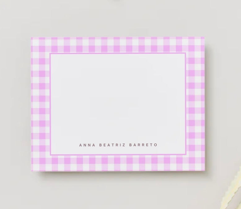 The Easter Brunch Personalized Flat Notecards
