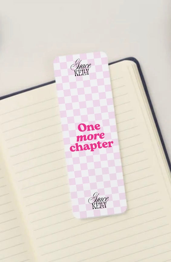 Personalized One More Chapter Bookmark (2 Colors)