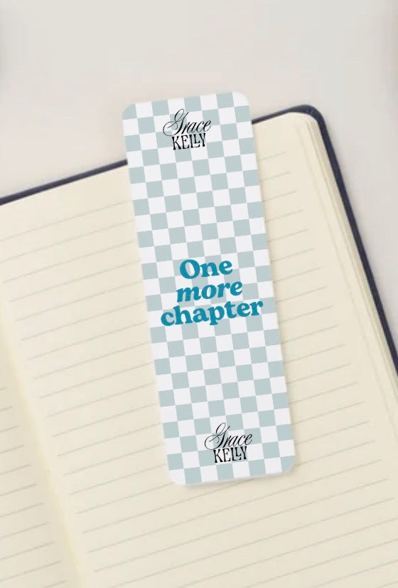 Personalized One More Chapter Bookmark (2 Colors)