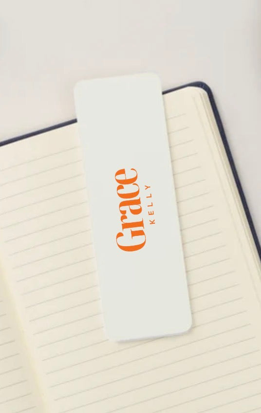 Minimalist Personalized Bookmarks (6 Colors)