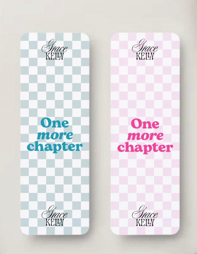 Personalized One More Chapter Bookmark (2 Colors)
