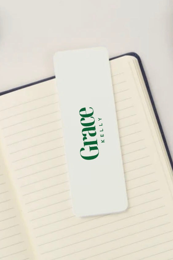 Minimalist Personalized Bookmarks (6 Colors)
