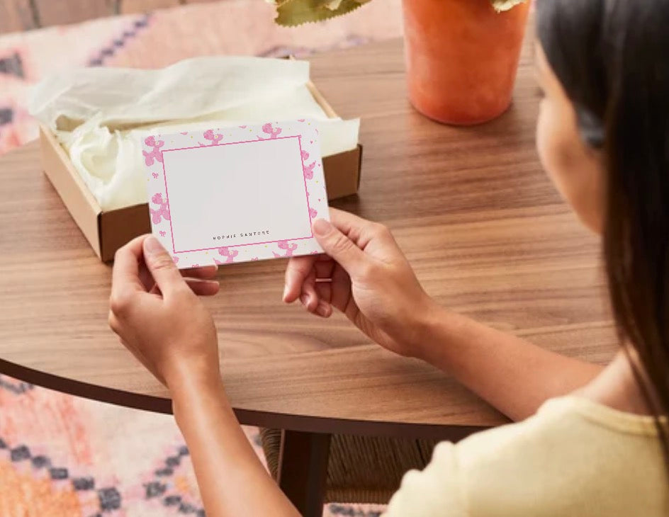 My First Personalized Flat Notecards (2 Styles)