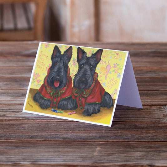 Scottish Terrier Blank Note Cards (8 Pack with Envelopes)