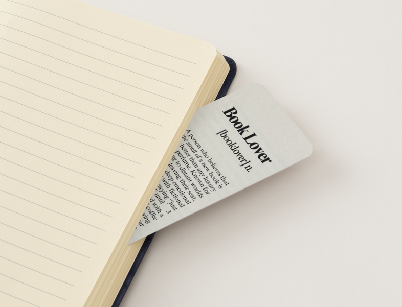 The Book Lover Definition Bookmark