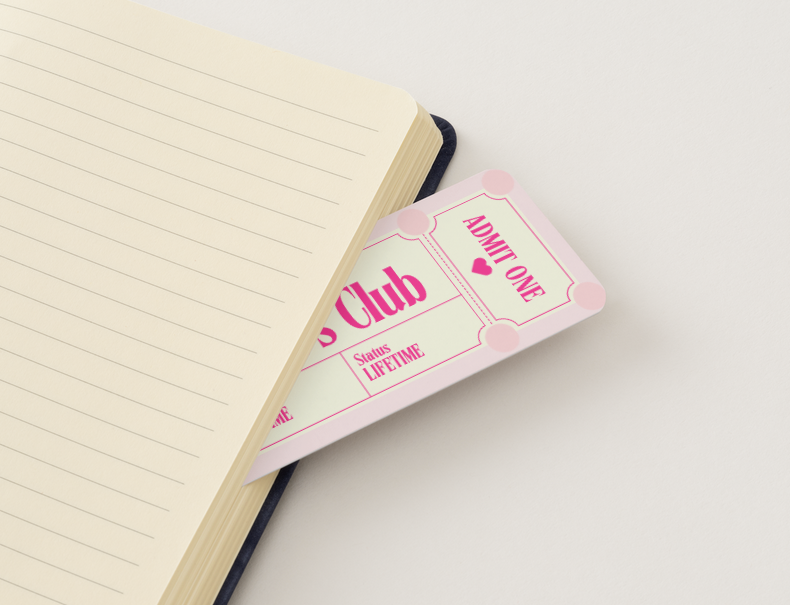 The Book Lovers Club Bookmark