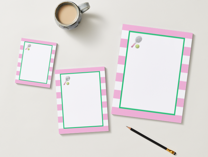 The Tennis Lovers Notepad (3 Sizes)