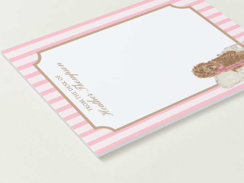 Personalized Labradoodle Notepad