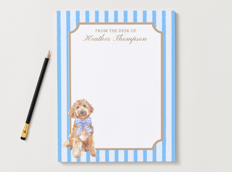 Personalized Pawfect Notepad