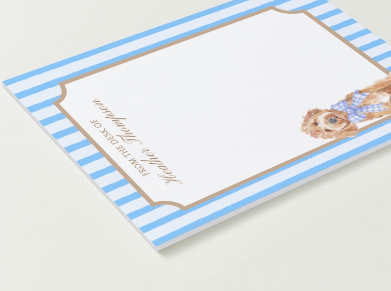 Personalized Pawfect Notepad