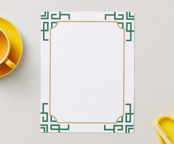 The Classic Lattice Notepad (4 Colors)