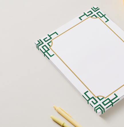 The Classic Lattice Notepad (4 Colors)