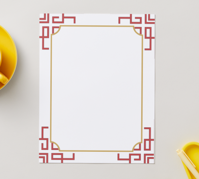 The Classic Lattice Notepad (4 Colors)