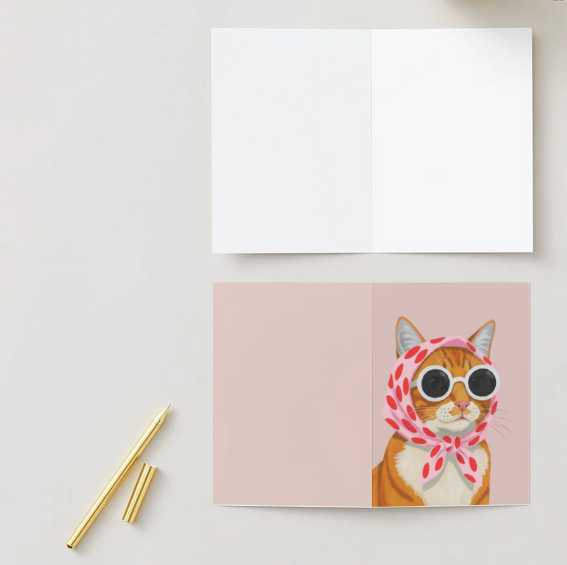 The Haute Whiskers Blank Cards Set (10 Cards + Envelopes)