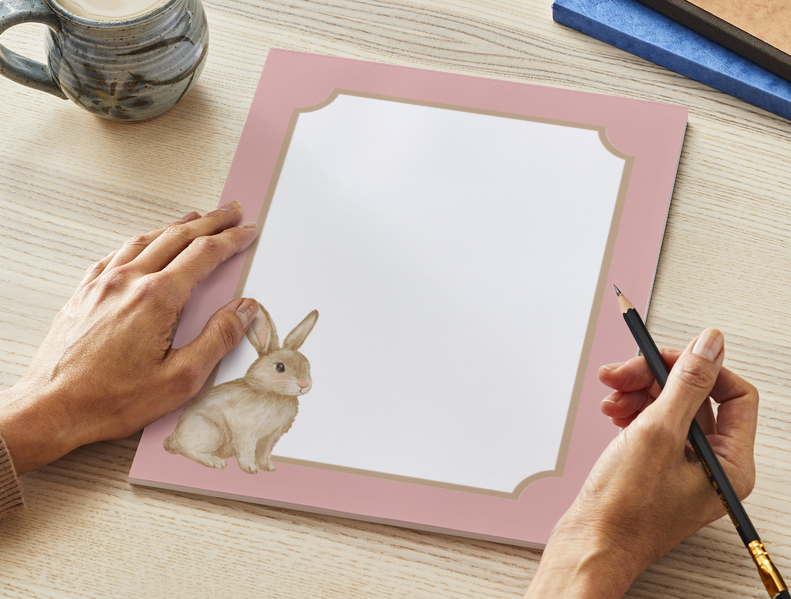 The Heirloom Hare Notepad (3 Colors)