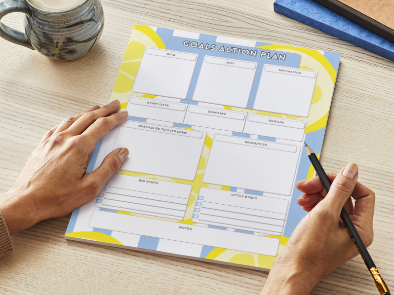 The Sicilian Lemon Planner Pad (2 Colors)