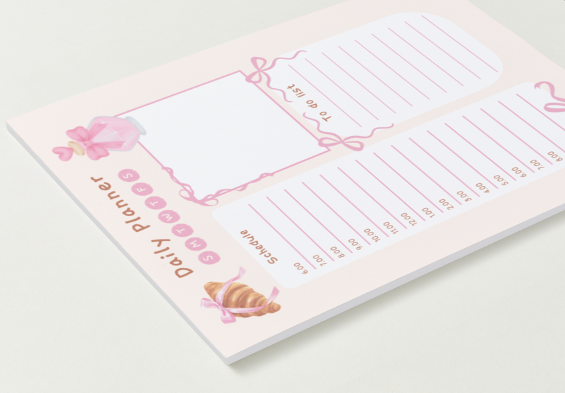 Coquette Daily Planner Pad (3 Sizes)