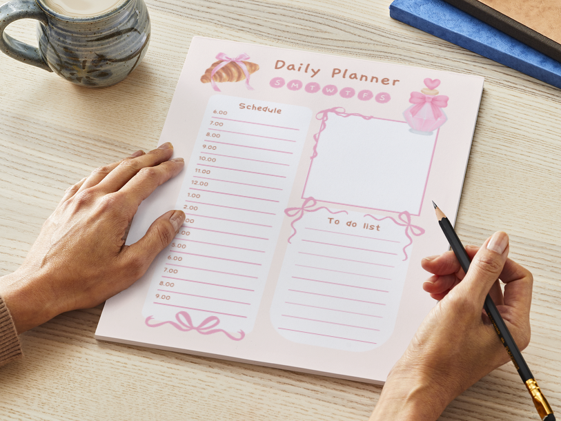 Coquette Daily Planner Pad (3 Sizes)