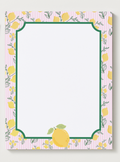 The Sicilian Lemon Notepad