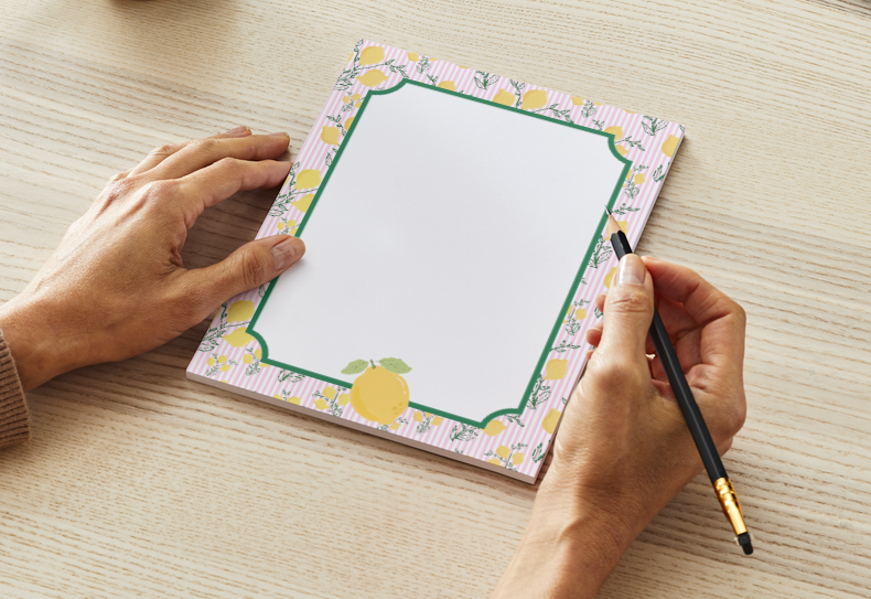 The Sicilian Lemon Notepad