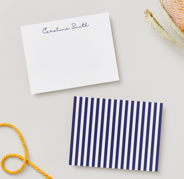 Personalized 5'x7' Note Card Set