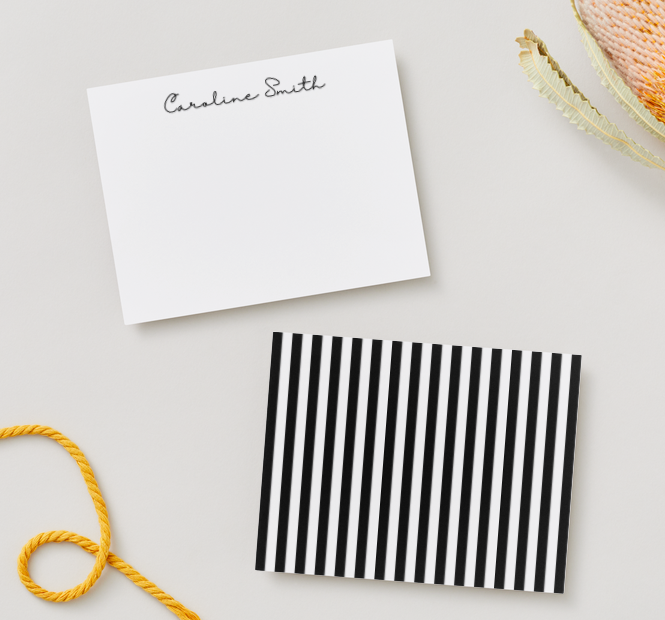 Personalized 5'x7' Note Card Set