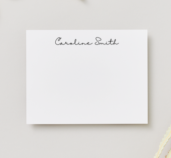 Personalized 5'x7' Note Card Set