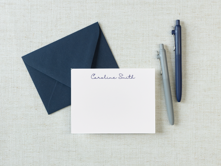 Personalized 5'x7' Note Card Set