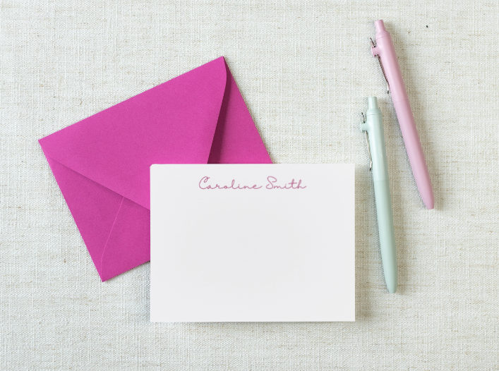 Personalized 5'x7' Note Card Set