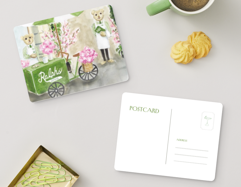 Fashion Inspired Postcards - Set 10 Pcs (4 Styles)