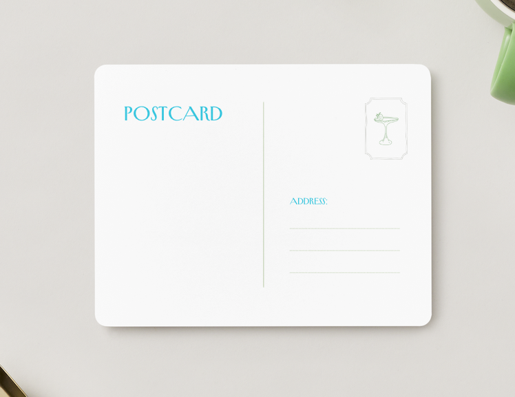 Fashion Inspired Postcards - Set 10 Pcs (4 Styles)