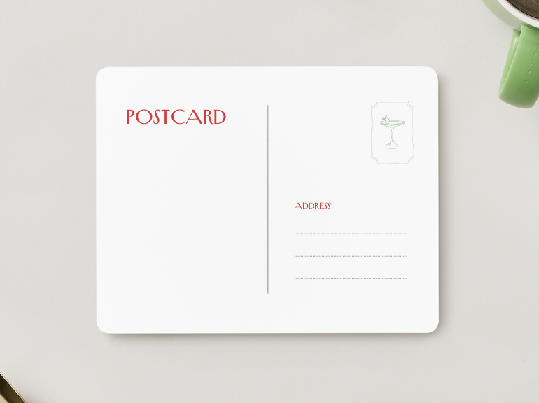 Fashion Inspired Postcards - Set 10 Pcs (4 Styles)