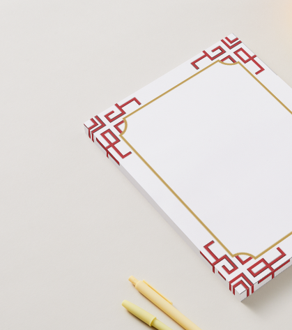 The Classic Lattice Notepad (4 Colors)
