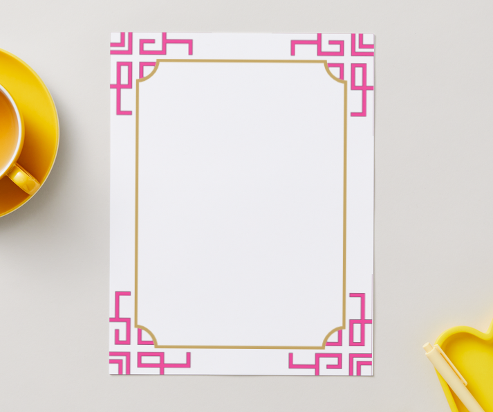 The Classic Lattice Notepad (4 Colors)